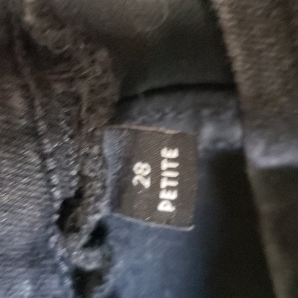 R JEANS Ladies Elastic Waist Black Jeans   SIZE Petite 29 - Picture 4 of 5